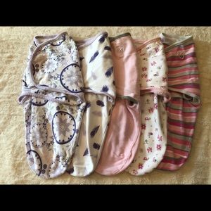 5 Velcro Swaddles